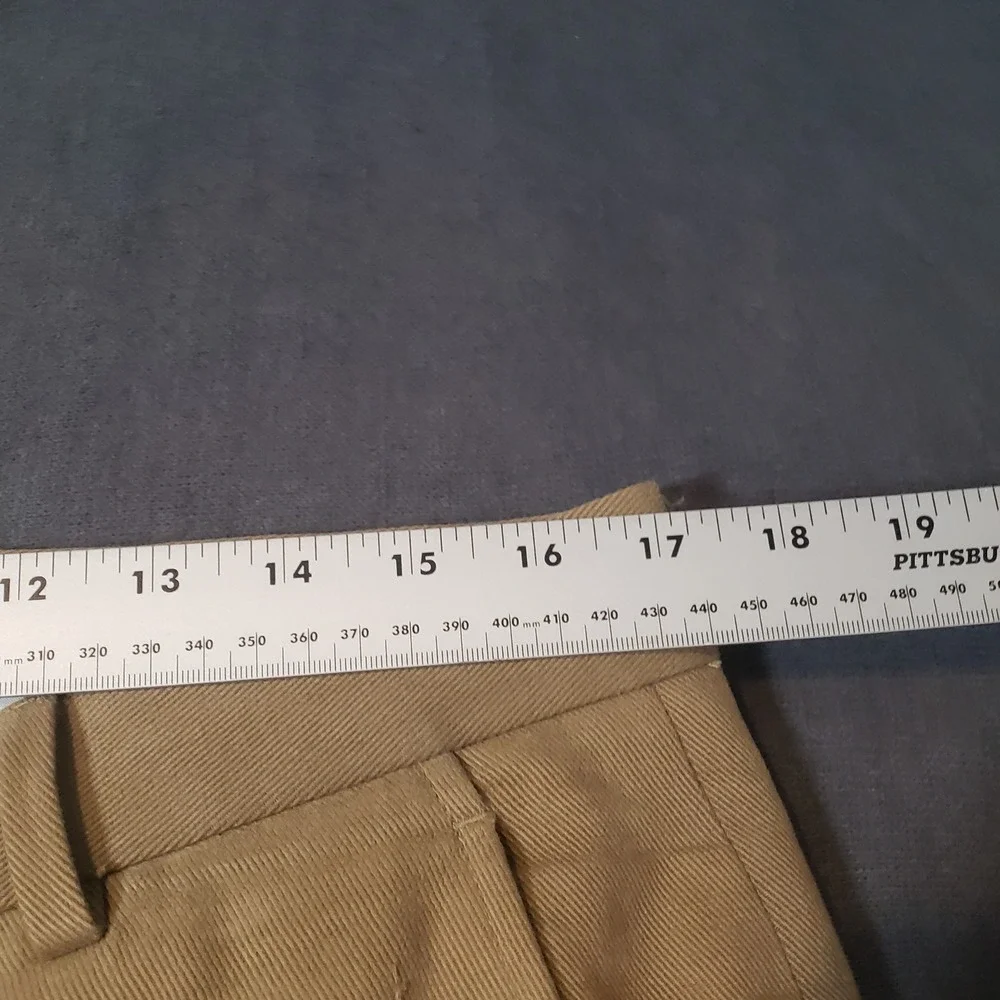 Banana Republic Dress Pants Mens 34/32 Tan Khaki Cotton Chino Straight Leg
